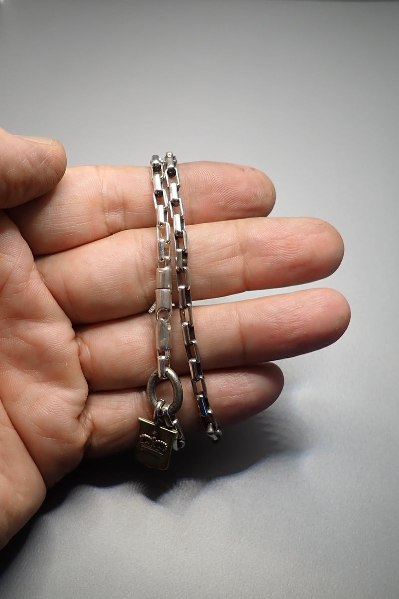 DOUBLE WRAP SILVER BRACELET - one made