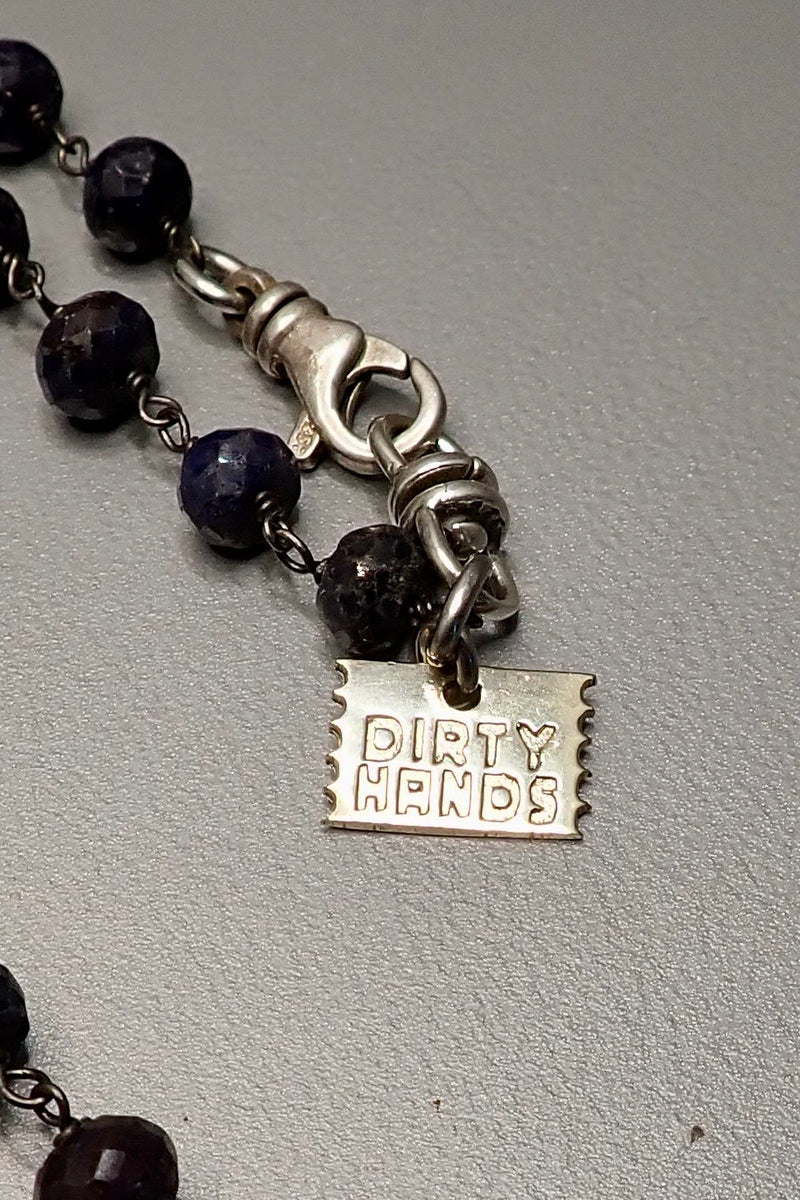 ROSARY IOLITE STONE CHAIN - two made