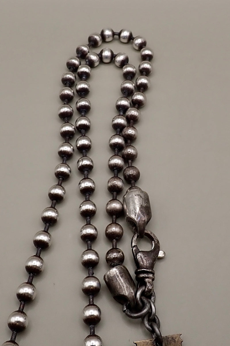SILVER BALL CHAIN