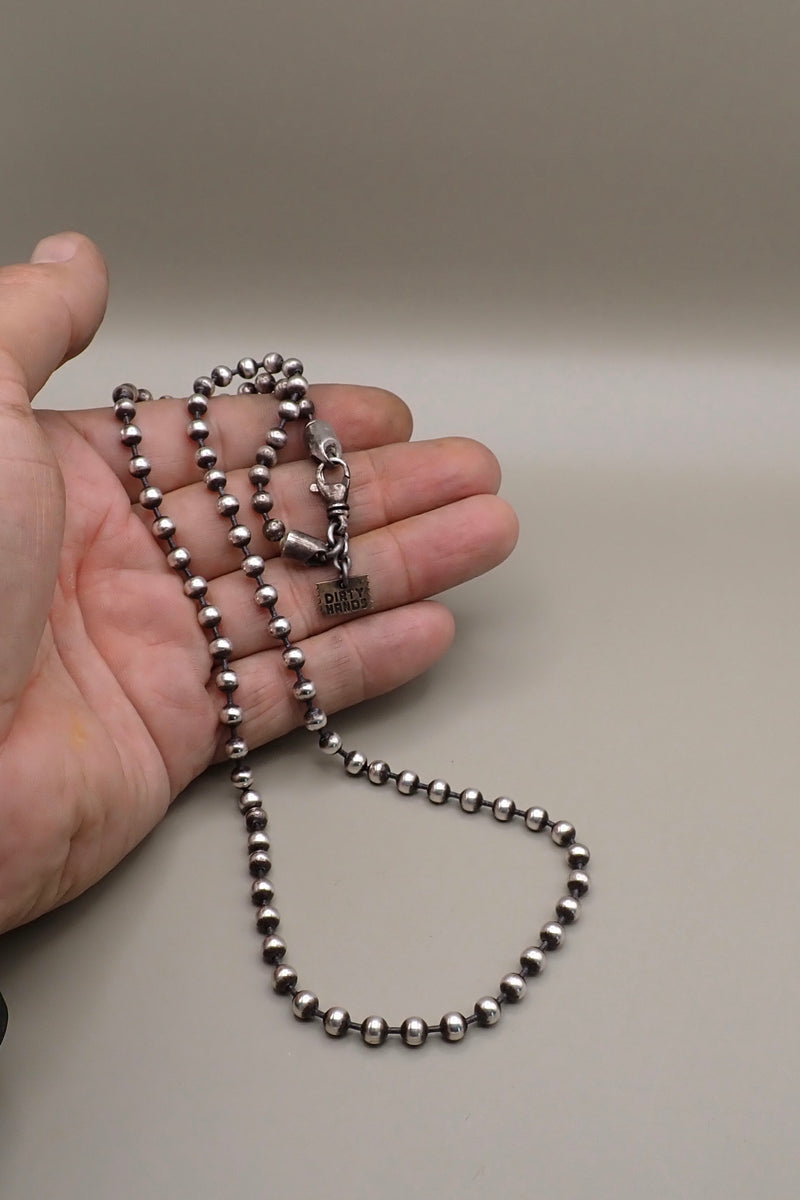 SILVER BALL CHAIN