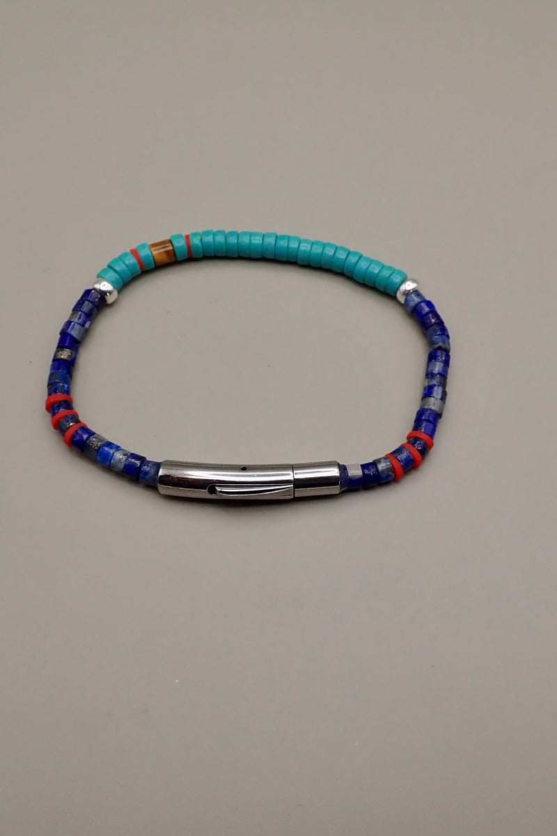 LAPIS LAZULI & TURQUOISE BRACELET