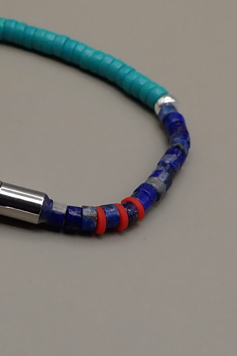 LAPIS LAZULI & TURQUOISE BRACELET