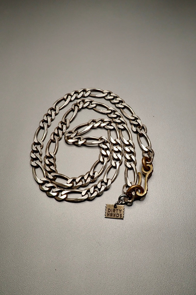 SILVER BIG FIGARO CHAIN - one available