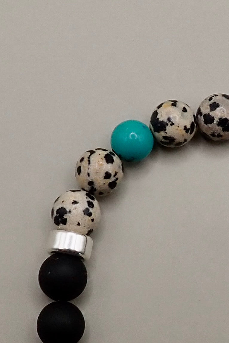 DALMATIAN JASPER BRACELET