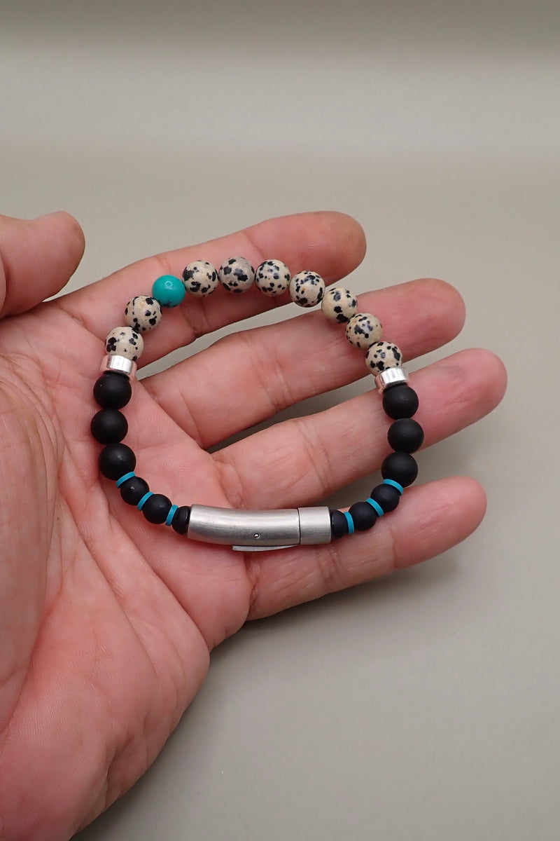 DALMATIAN JASPER BRACELET