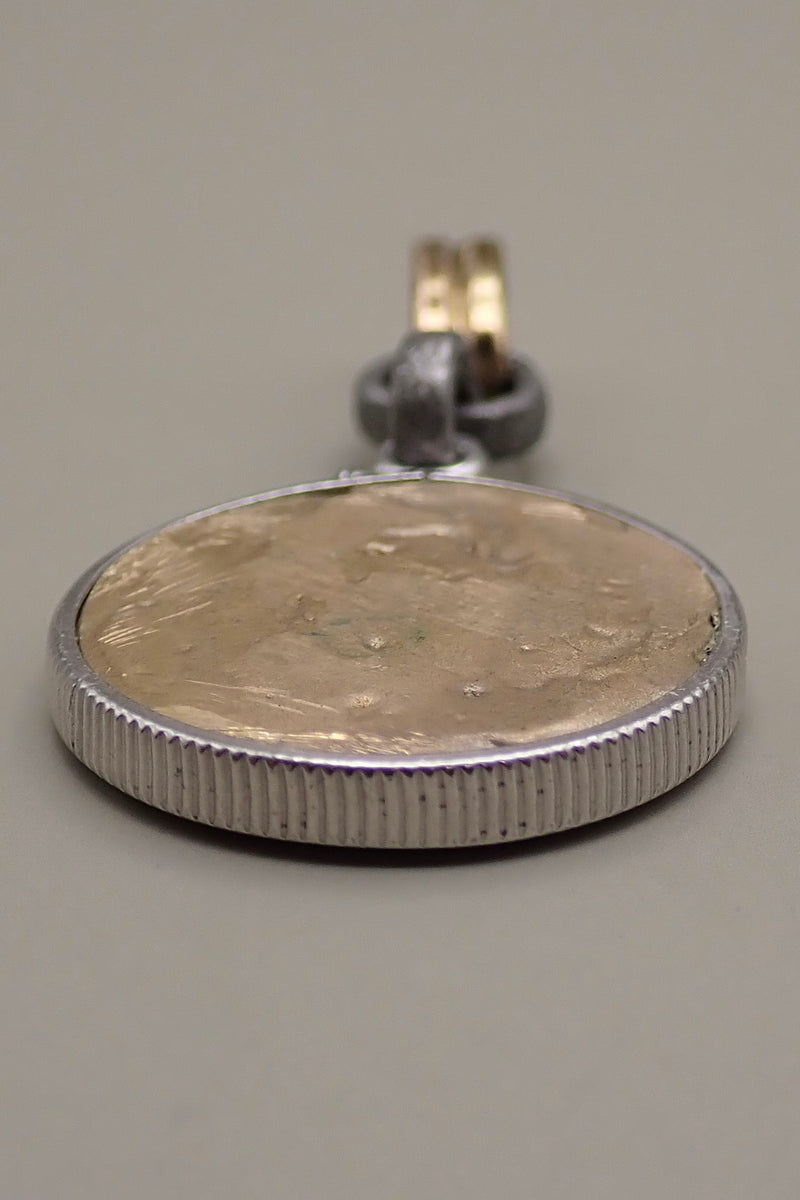 HAMMERED MEDAL PENDANT