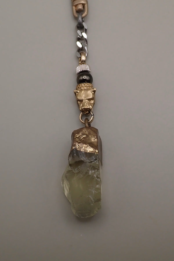 ROCK CRYSTAL LION NECKLACE II