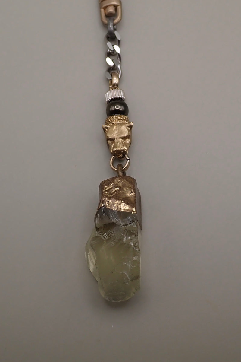 ROCK CRYSTAL LION NECKLACE II