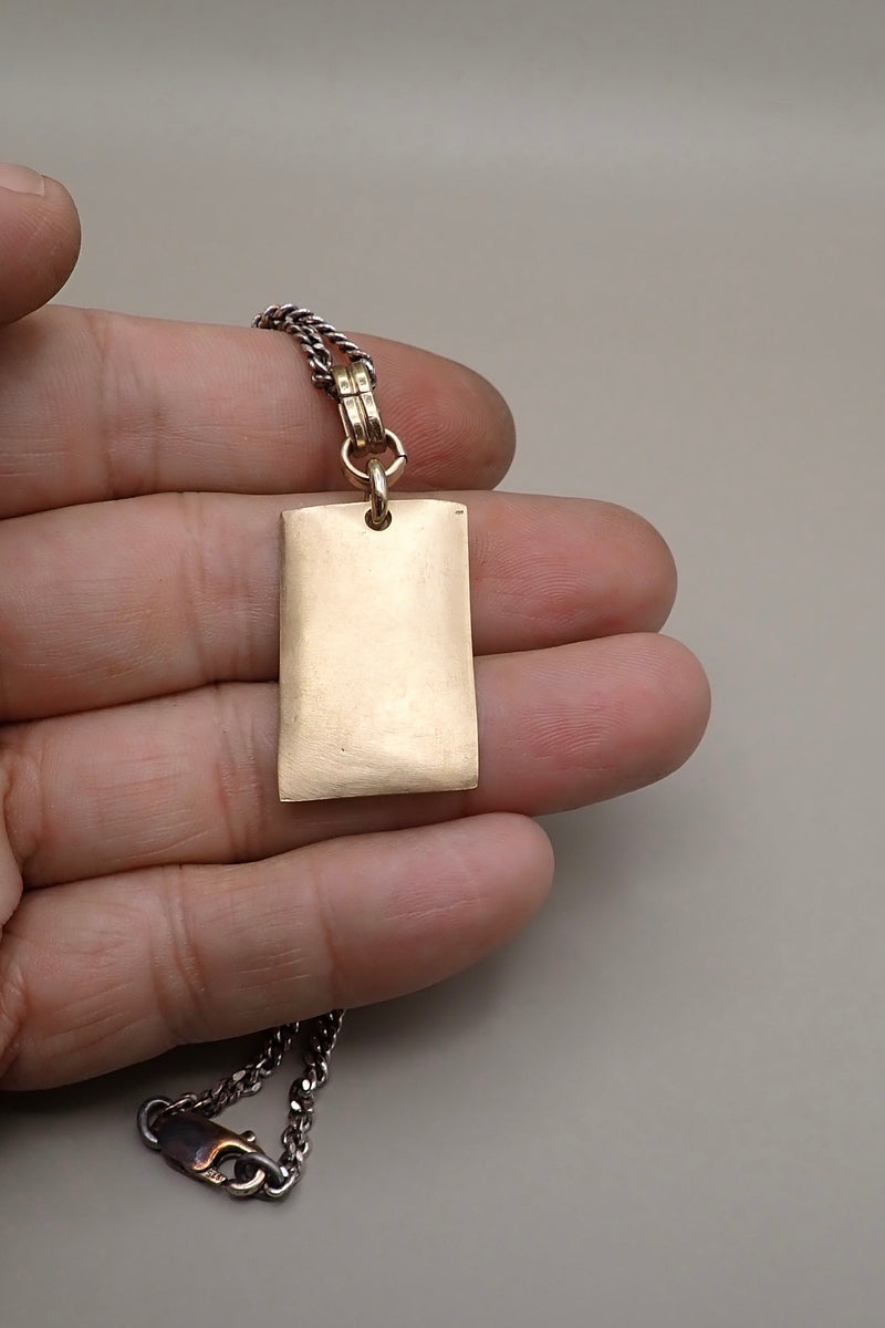 QUOTE DOG TAG NECKLACE