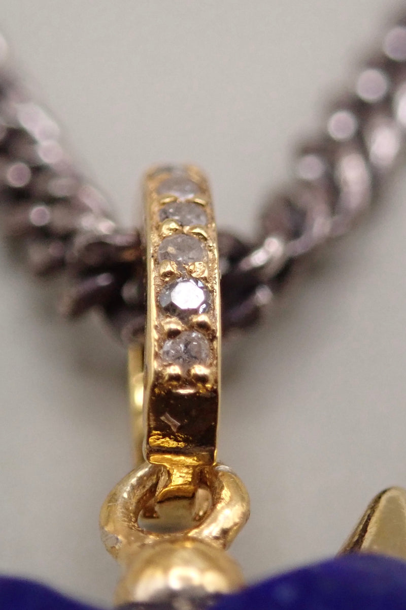 HEART & SIKES PENDANT NECKLACE