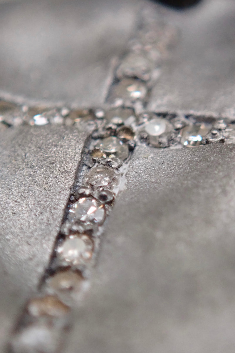 DIAMOND SHIELD CROSS NECKLACE
