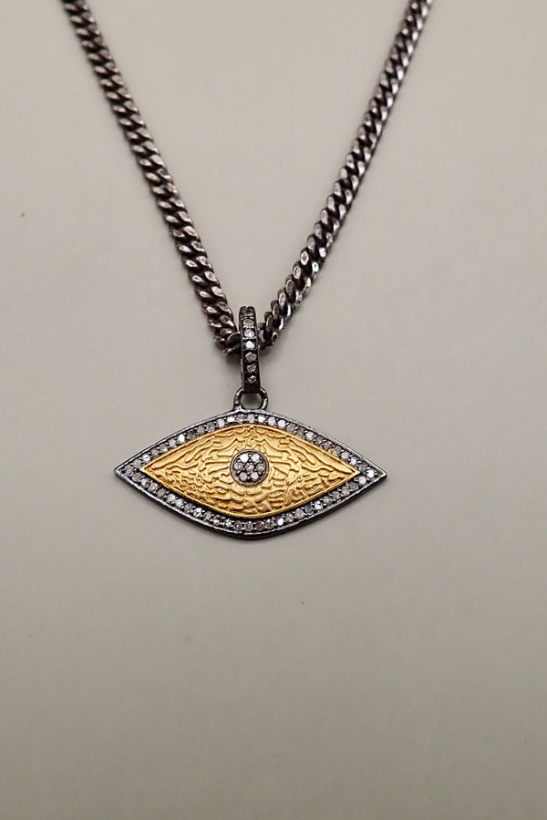 EVIL EYE DIAMONDS PENDANT