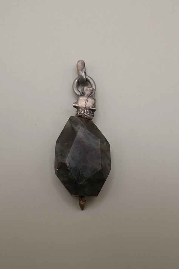 LION HEAD LABRADORITE PROTECTOR PENDANT