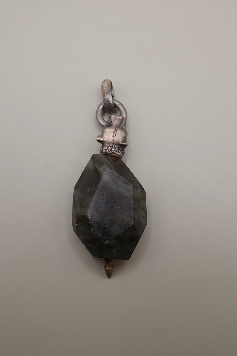 LION HEAD LABRADORITE PROTECTOR PENDANT