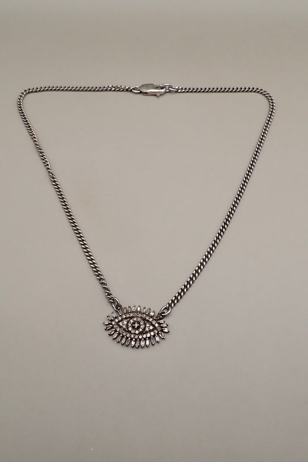 DIAMONDS EVIL EYE PENDANT-Only 2 left in stock