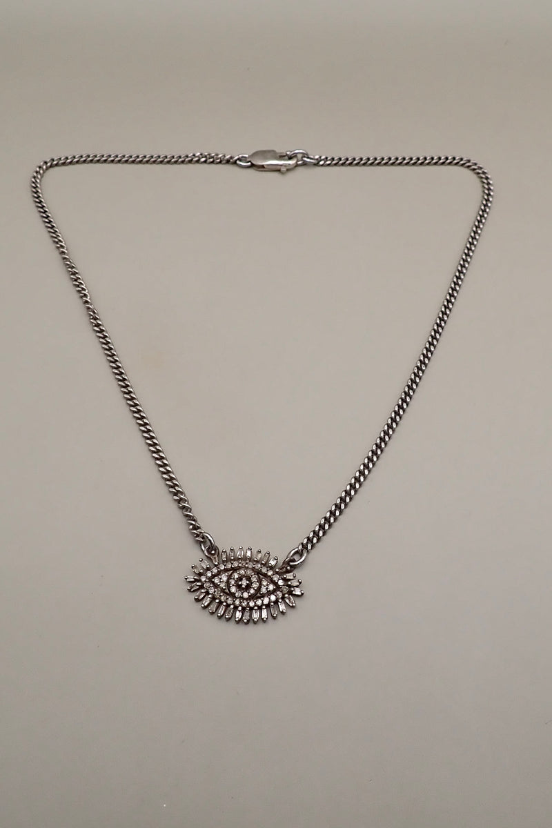 DIAMONDS EVIL EYE PENDANT-Only 2 left in stock
