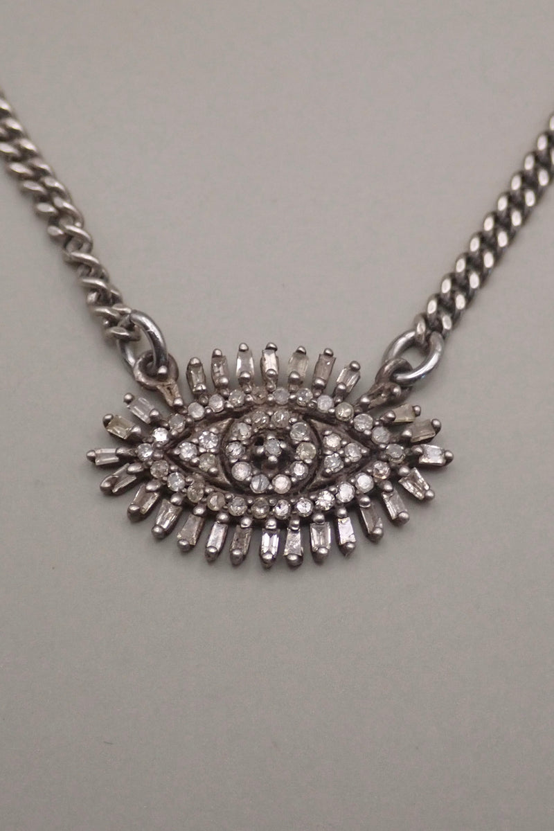 DIAMONDS EVIL EYE PENDANT-Only 2 left in stock