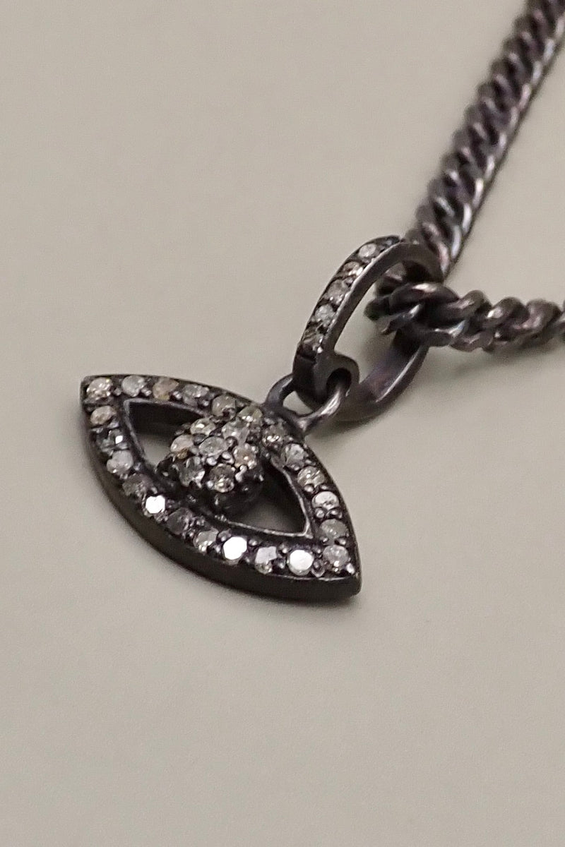 DIAMONDS EVIL EYE PENDANT