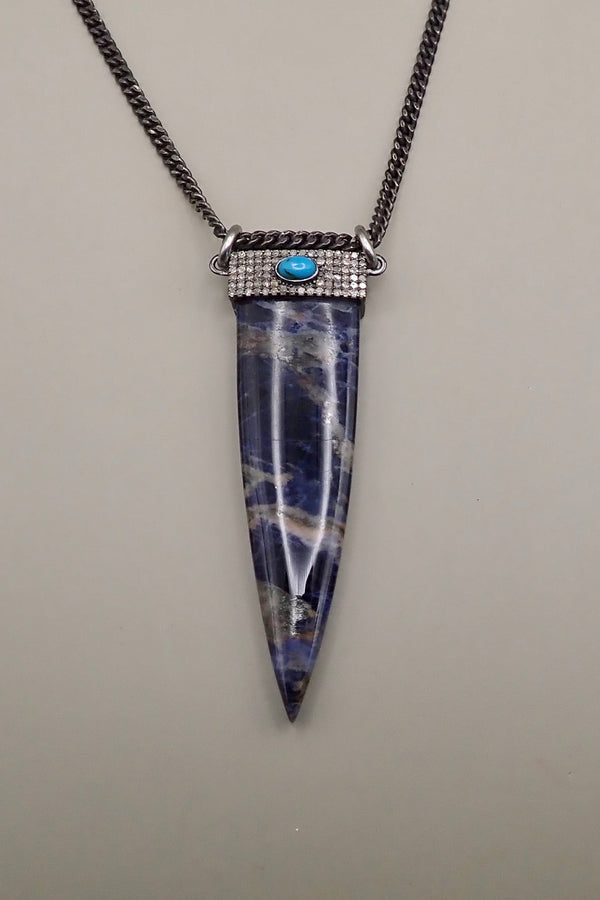 BIG ARROW HEAD PENDANT NECKLACE
