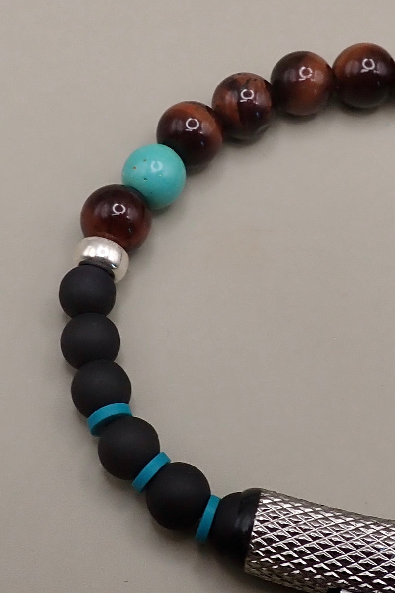 RED TIGER EYES BRACELET