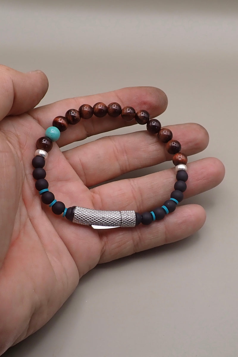 RED TIGER EYES BRACELET