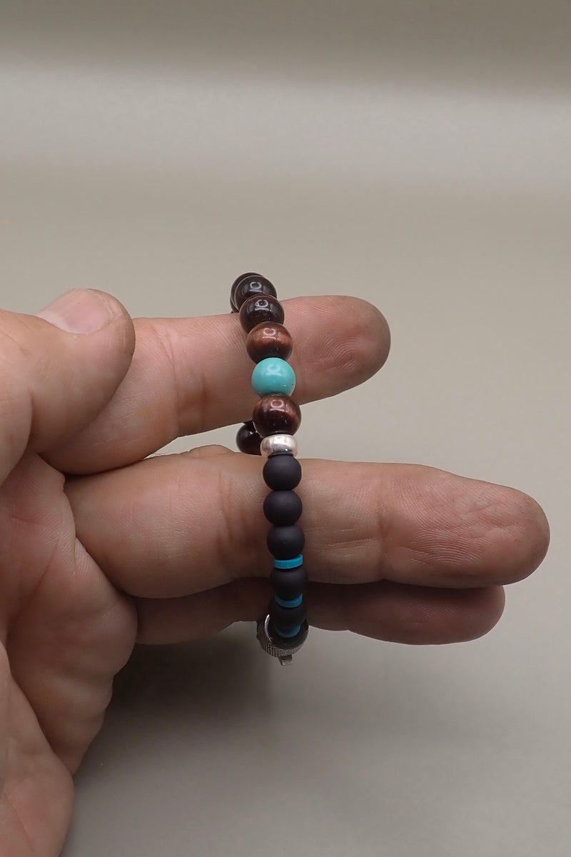 RED TIGER EYES BRACELET