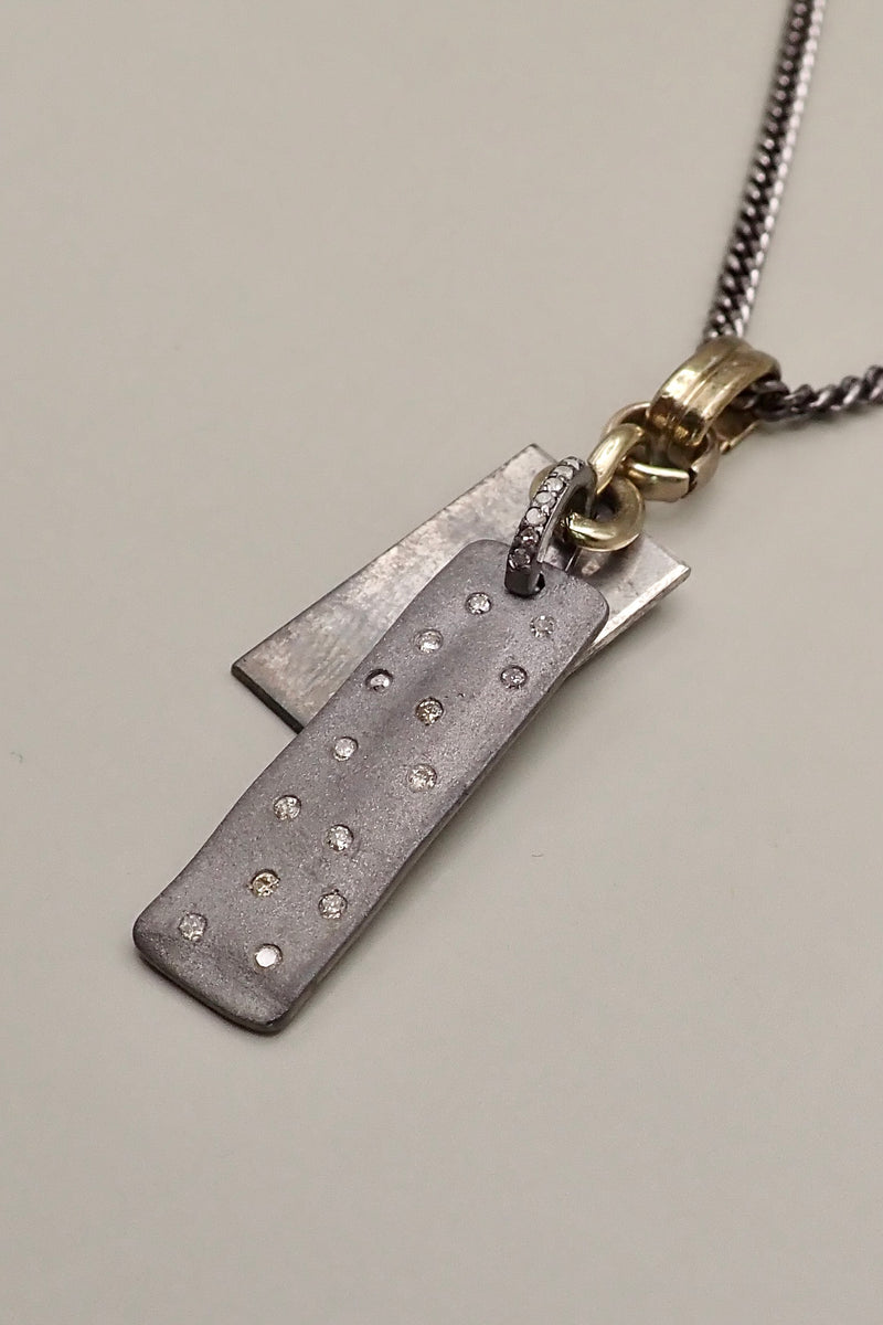 DIAMONDS RECTANGLE NECKLACE