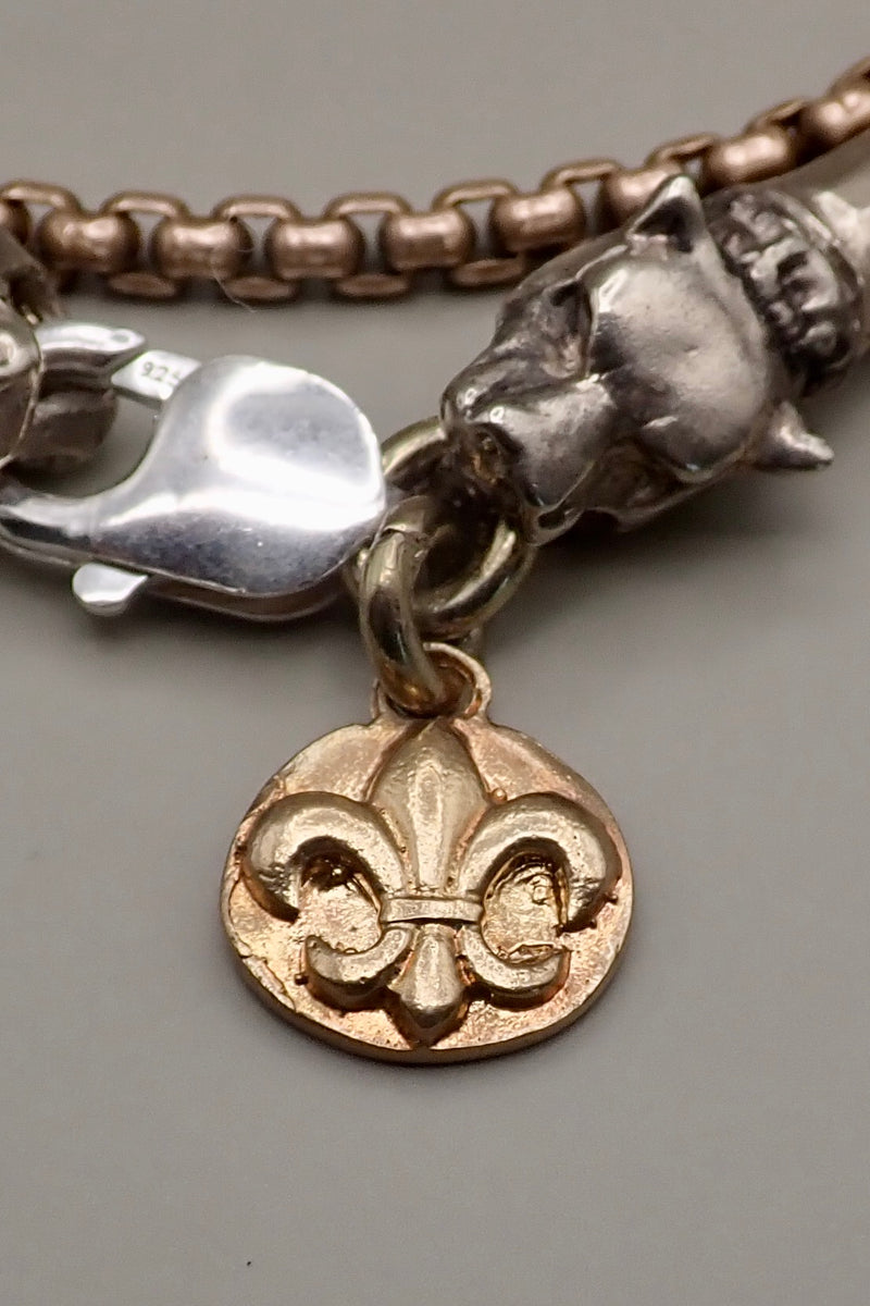 DOUBLE WRAP LION HEADS BRACELET