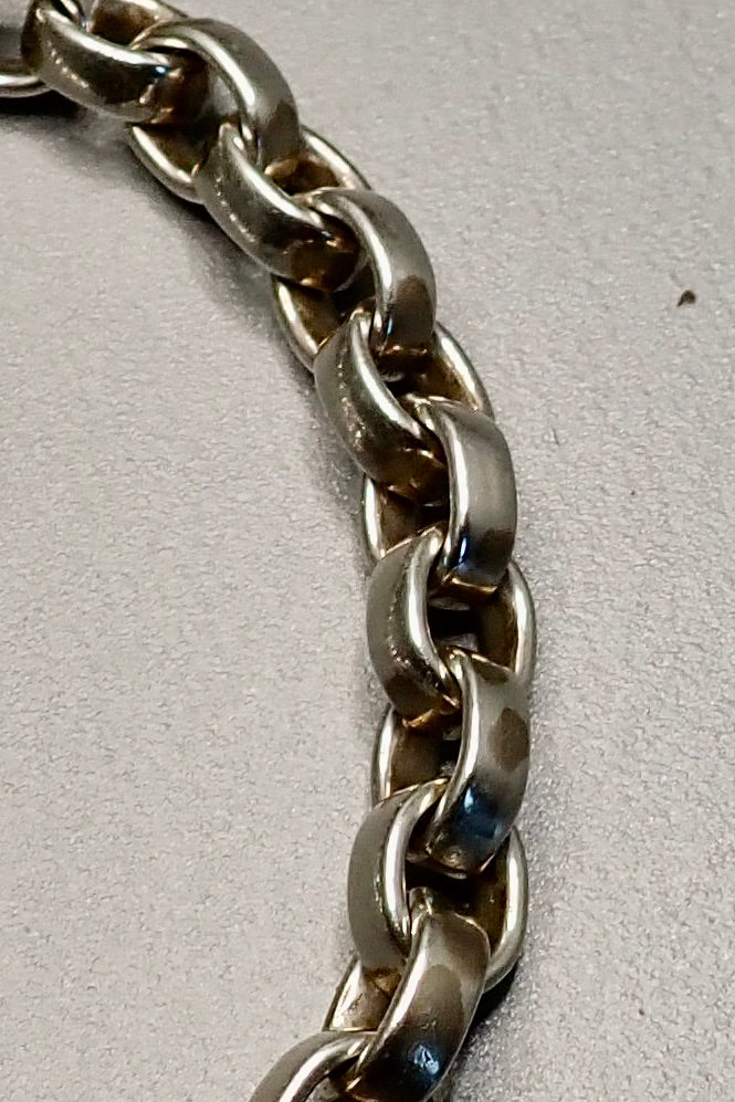 ROLO SILVER SKULL BRACELET - one made