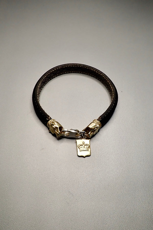 LEATHER LION BRACELET - two made