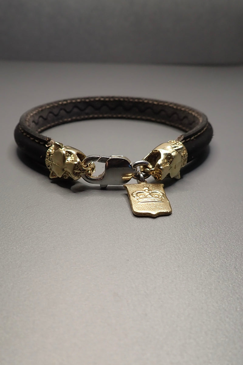 LEATHER LION BRACELET - two made