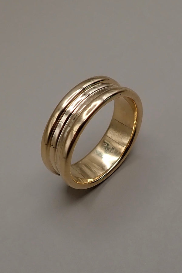 The Parallel - BIG DOUBLE EDGE BAND RING