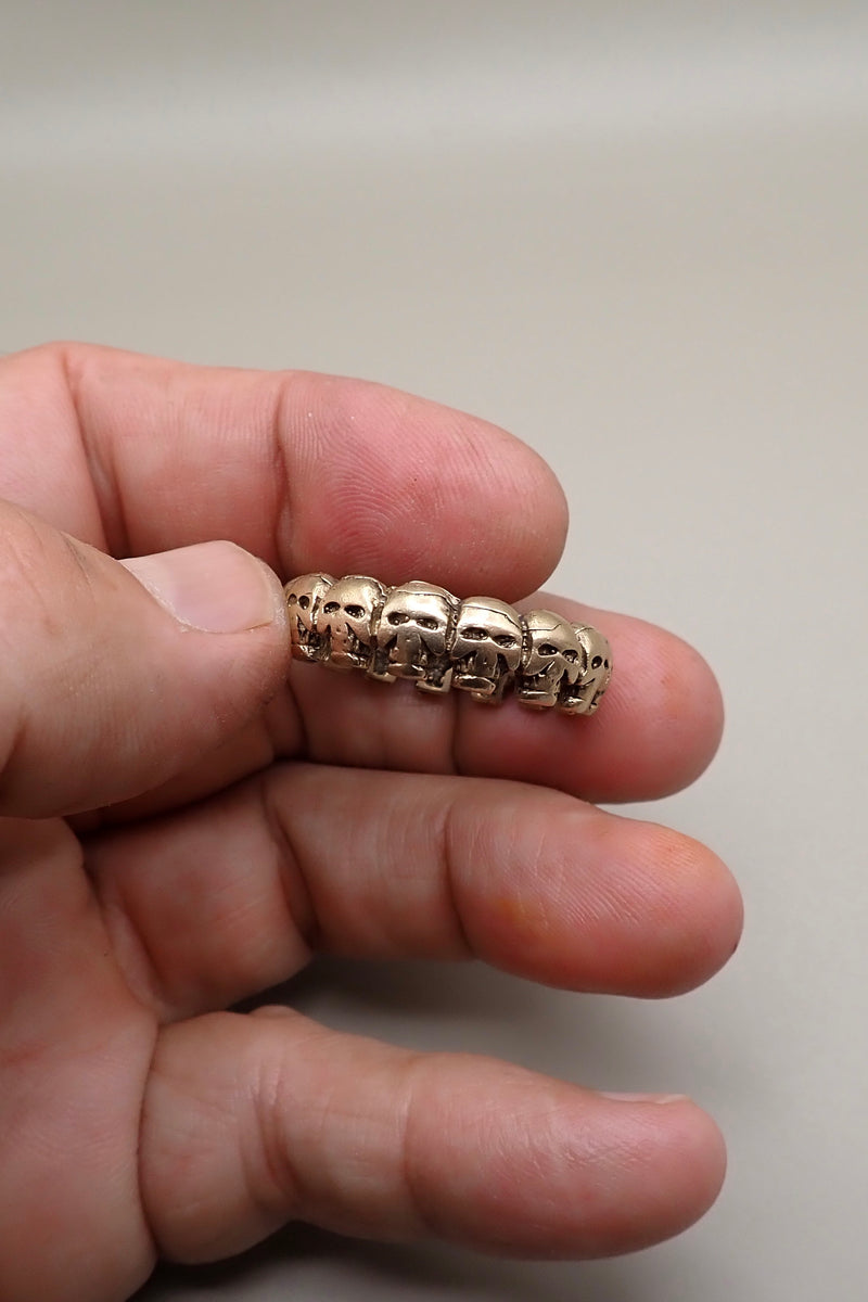 SKULL BAND RING