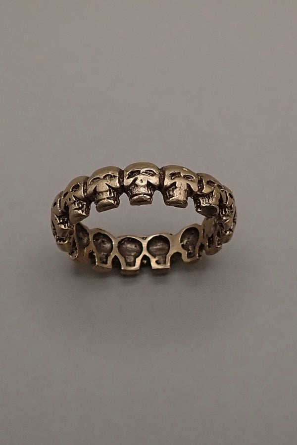 SKULL BAND RING
