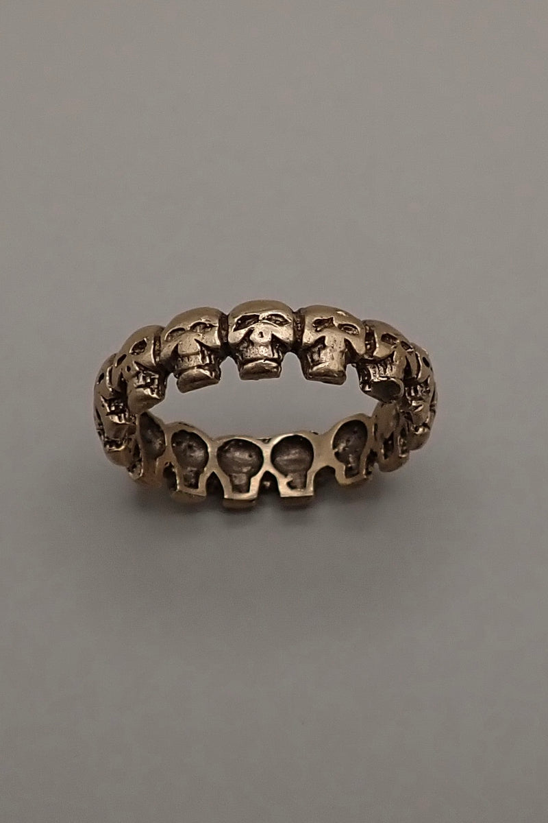 SKULL BAND RING