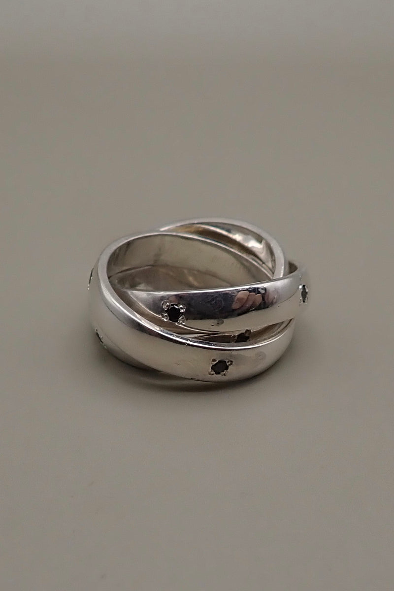 The Trinity - INTERLOCK TRIPLE BAND RING