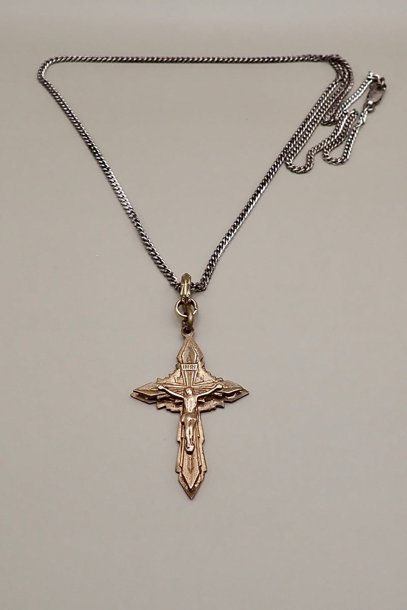 ANTIQUE VICTORIAN CROSS NECKLACE