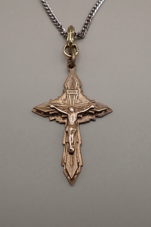 ANTIQUE VICTORIAN CROSS NECKLACE