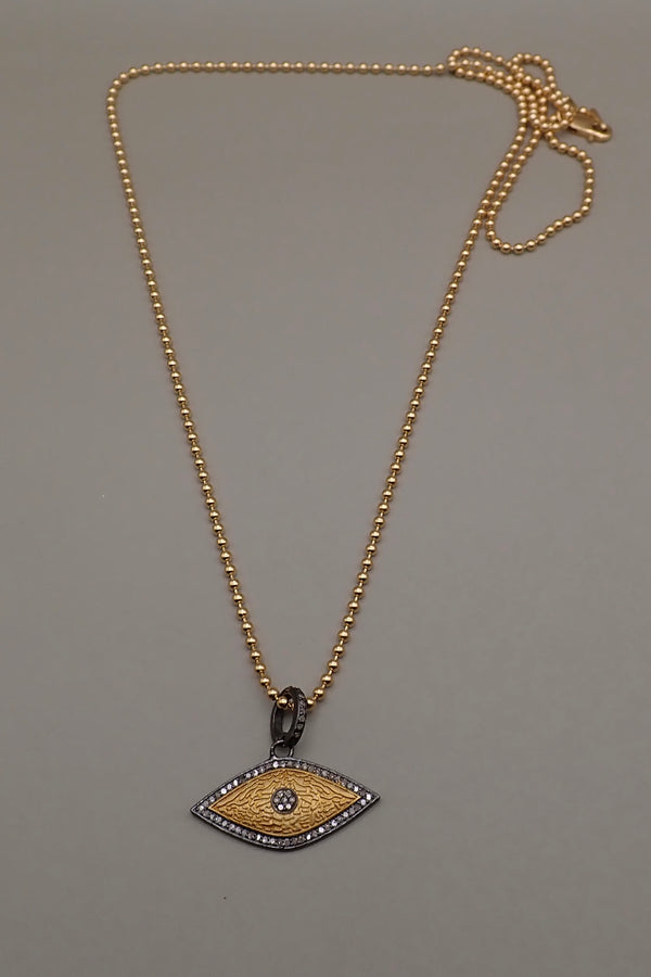 EVIL EYE DIAMONDS PENDANT