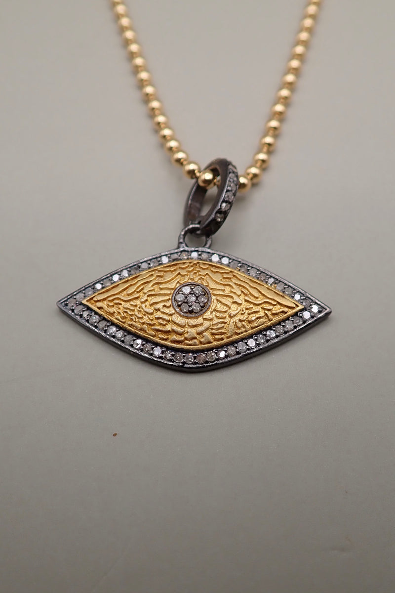 EVIL EYE DIAMONDS PENDANT