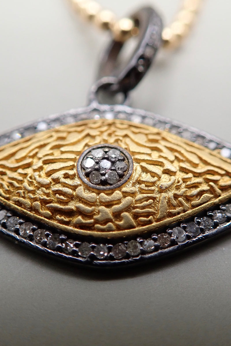 EVIL EYE DIAMONDS PENDANT