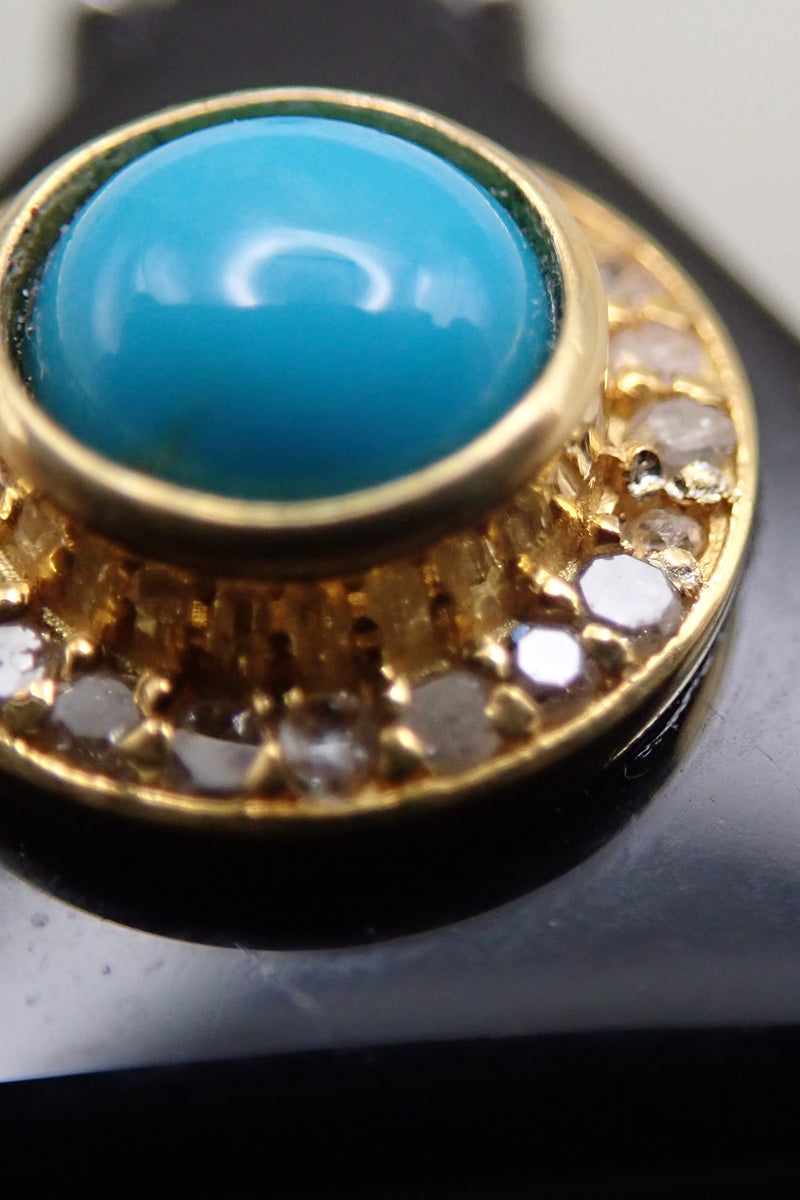 TURQUOISE TRIANGLE PENDANT II