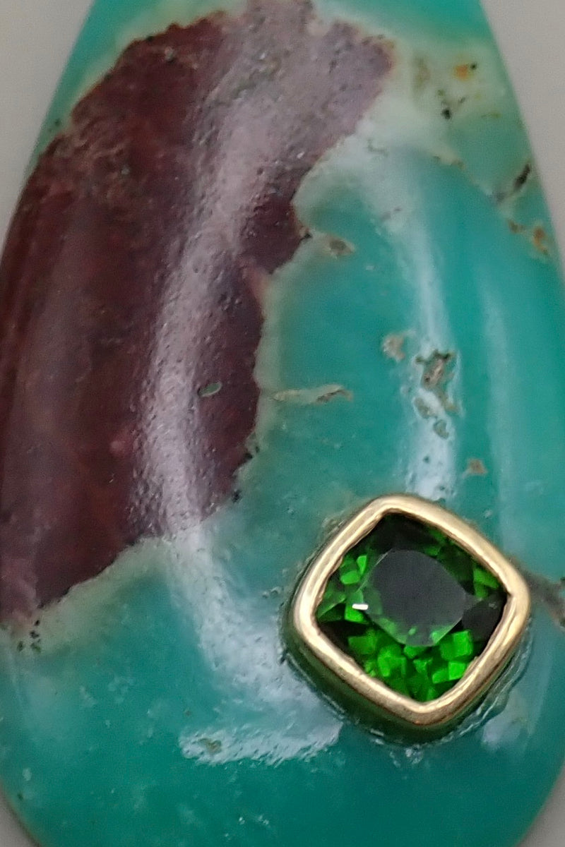 CRYSOPHASE EMERALD PENDANT I