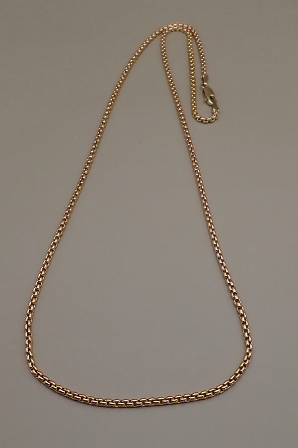 THIN VENETIAN NECKLACE - 14 K GOLD