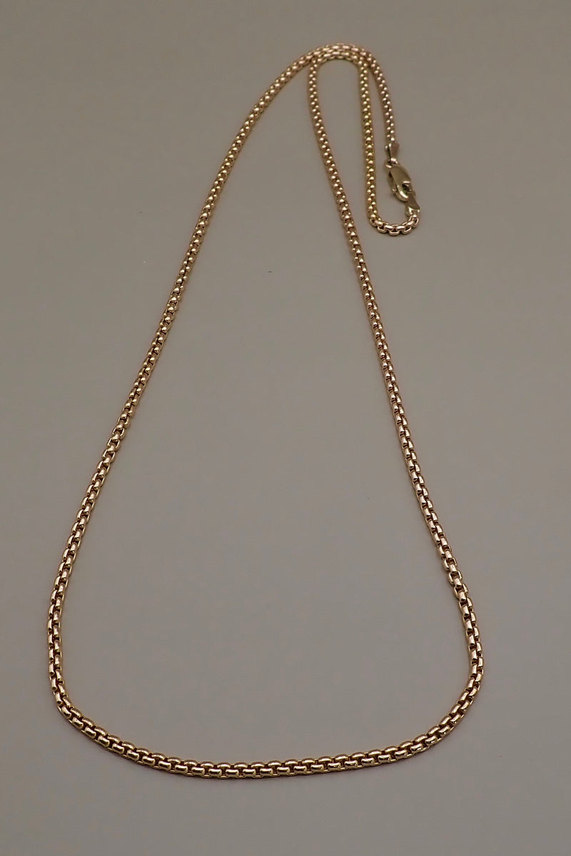 THIN VENETIAN NECKLACE - 14 K GOLD