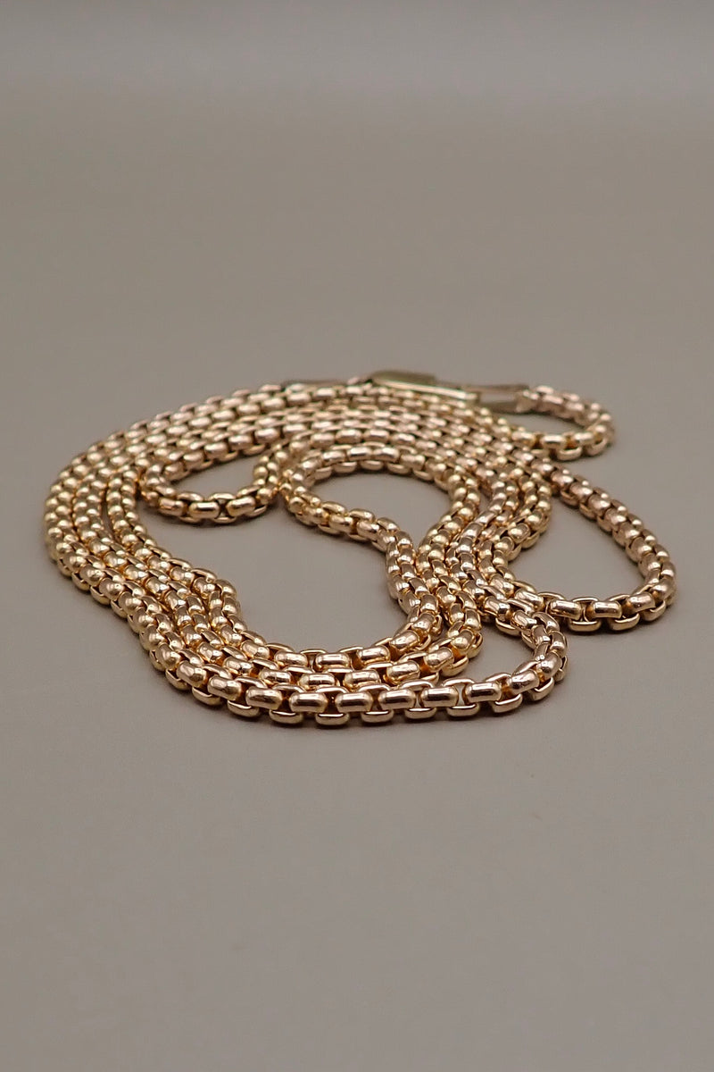 THIN VENETIAN NECKLACE - 14 K GOLD