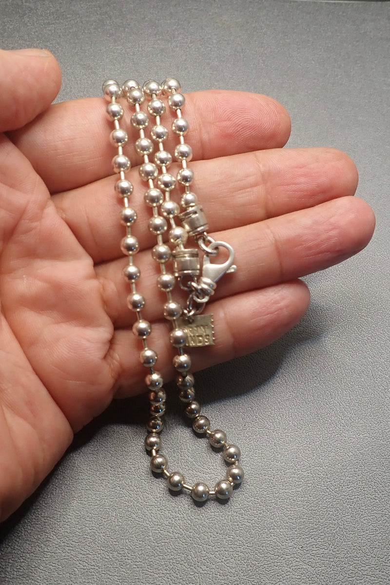 SILVER BALL CHAIN