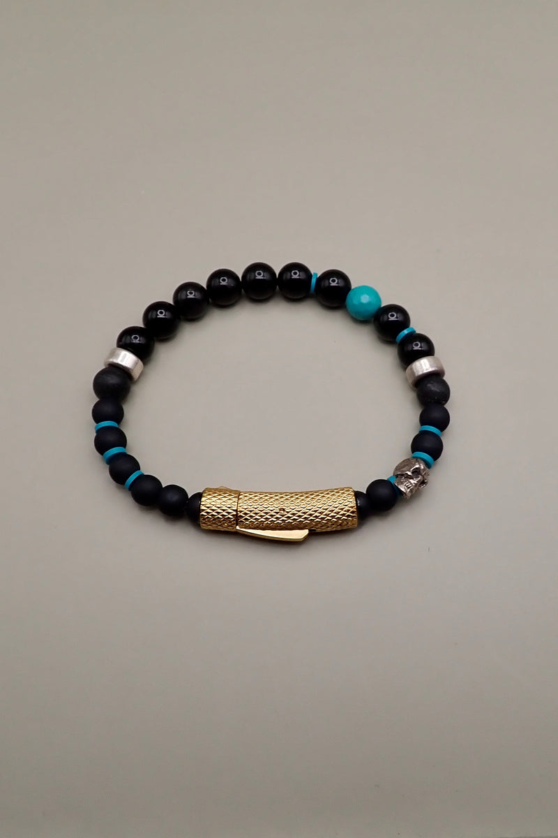 OBSIDIAN & ONYX BRACELET