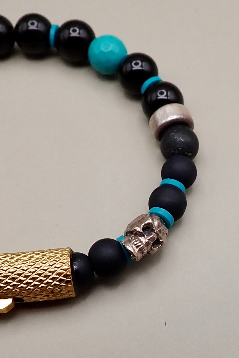 OBSIDIAN & ONYX BRACELET
