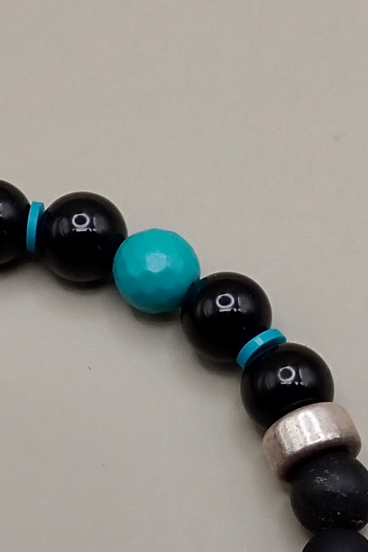 OBSIDIAN & ONYX BRACELET
